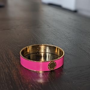 Marc Jacobs Pink and gold enamel bangle